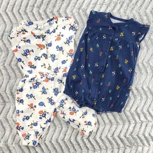 Carter's & Old Navy. Baby Girl Romper Bundle